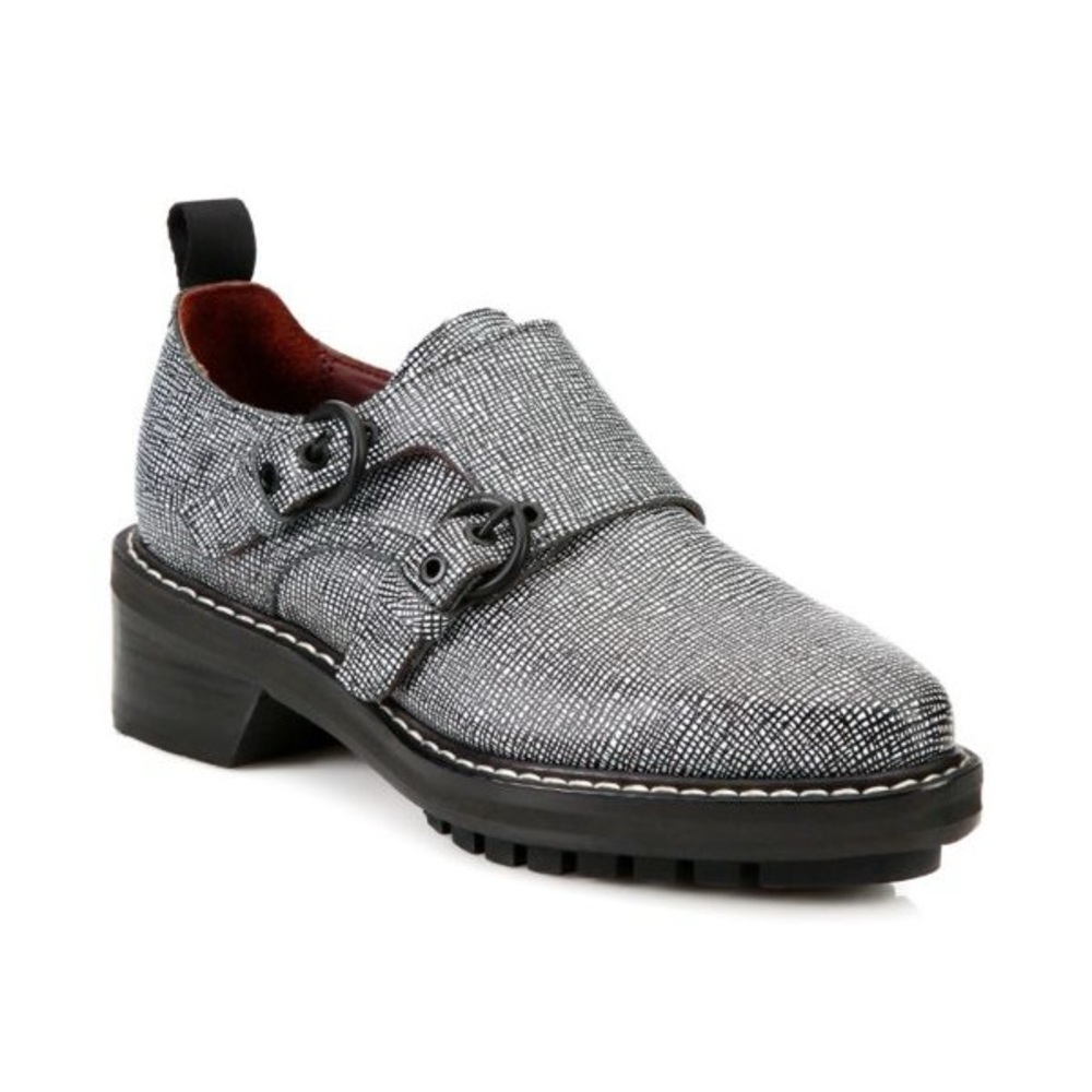 Rag & Bone Konrad Monk Strap Leather Oxfords